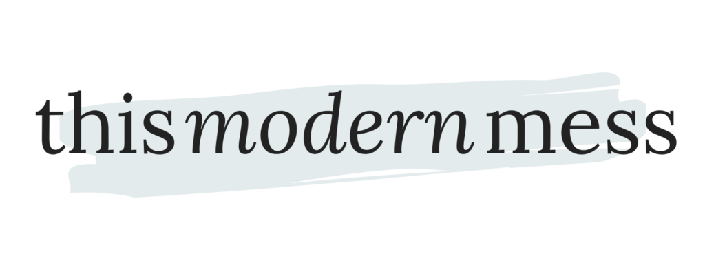 this modern mess logo