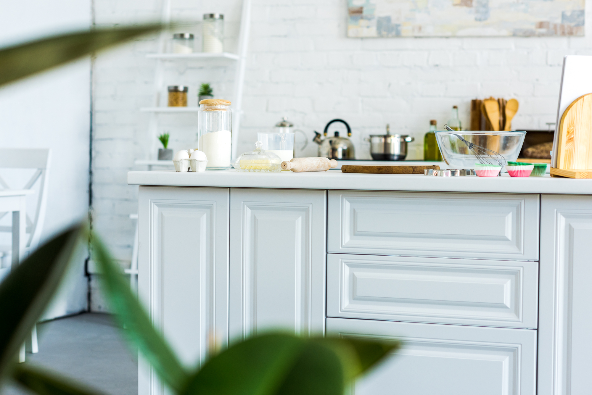 clean simple kitchen