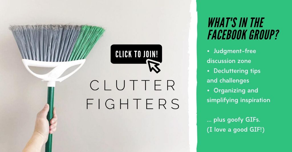 Clutter Fighters Facebook Group Link